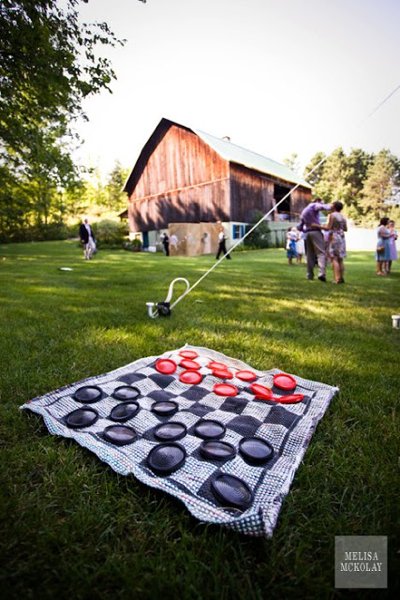 Wedding lawn games