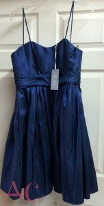 Navy Blue Bridesmaids Dress