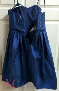 navy blue bridesmaids dress