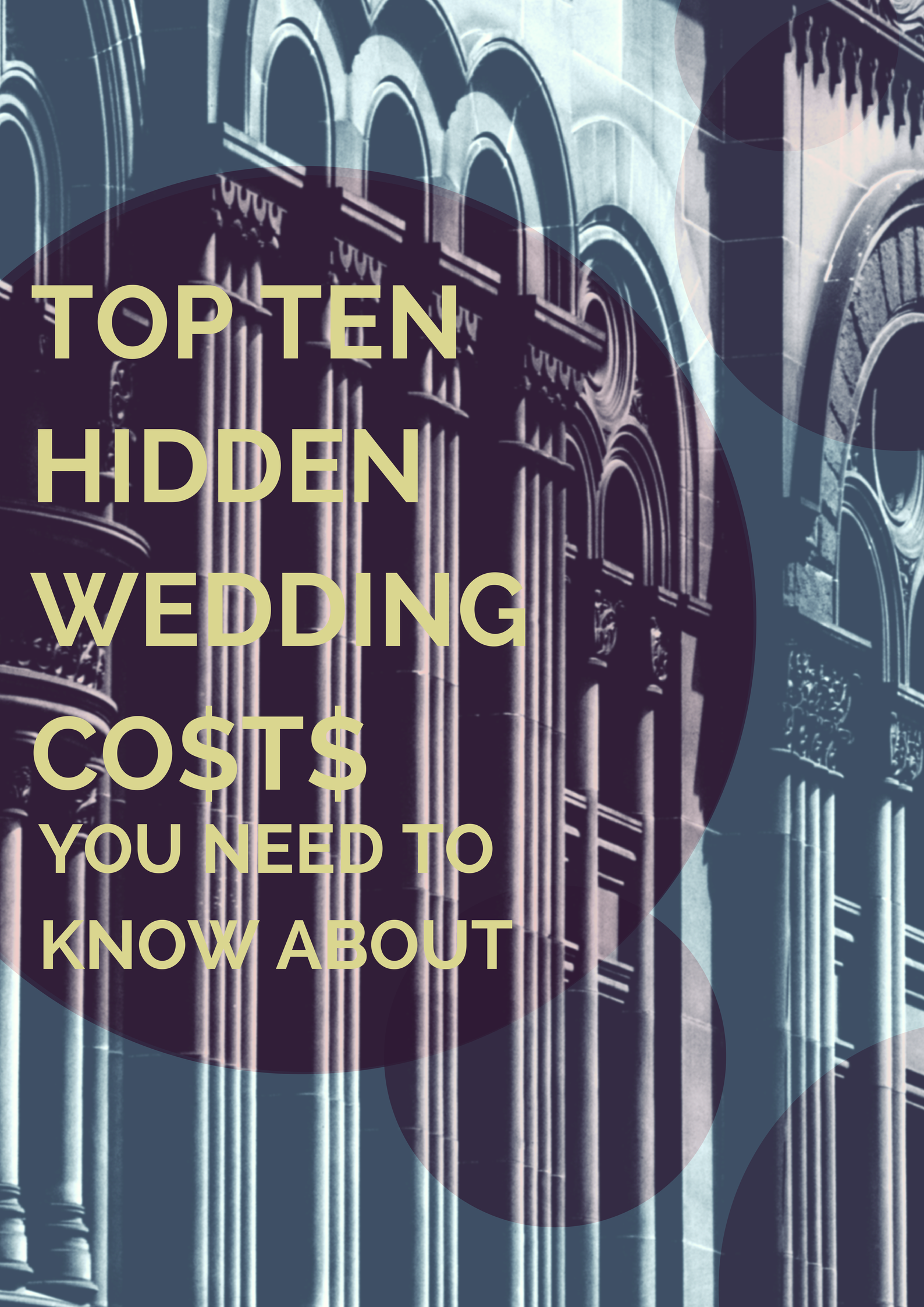 Top hidden wedding costs
