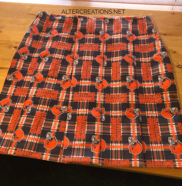 Custom Cleveland Browns skirt made for a fan
